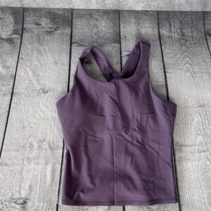 Johnny Was Calme Mug Purple Ribbed Sports Tank